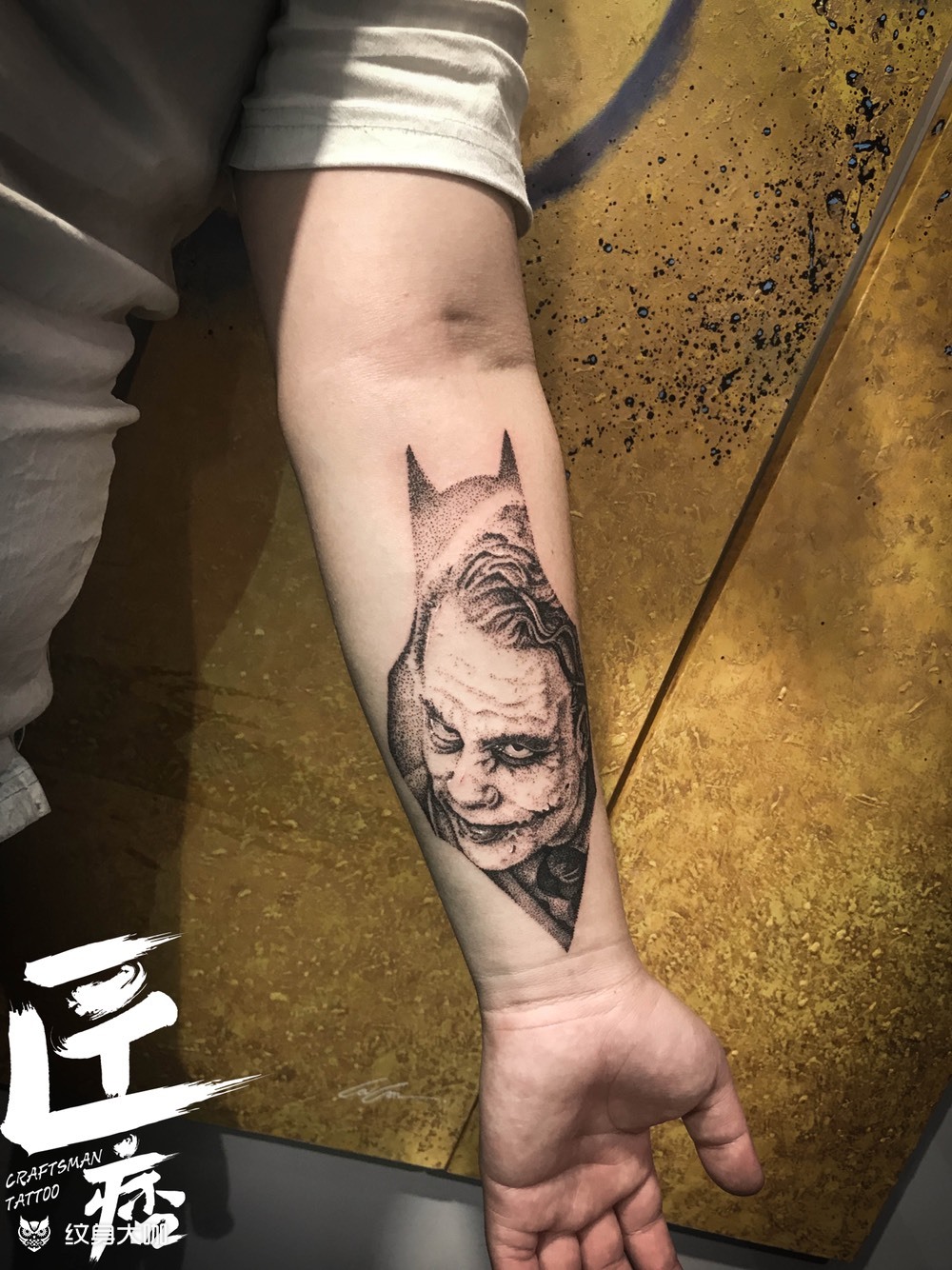 点刺小丑_纹身图案手稿图片_浩南的纹身作品集