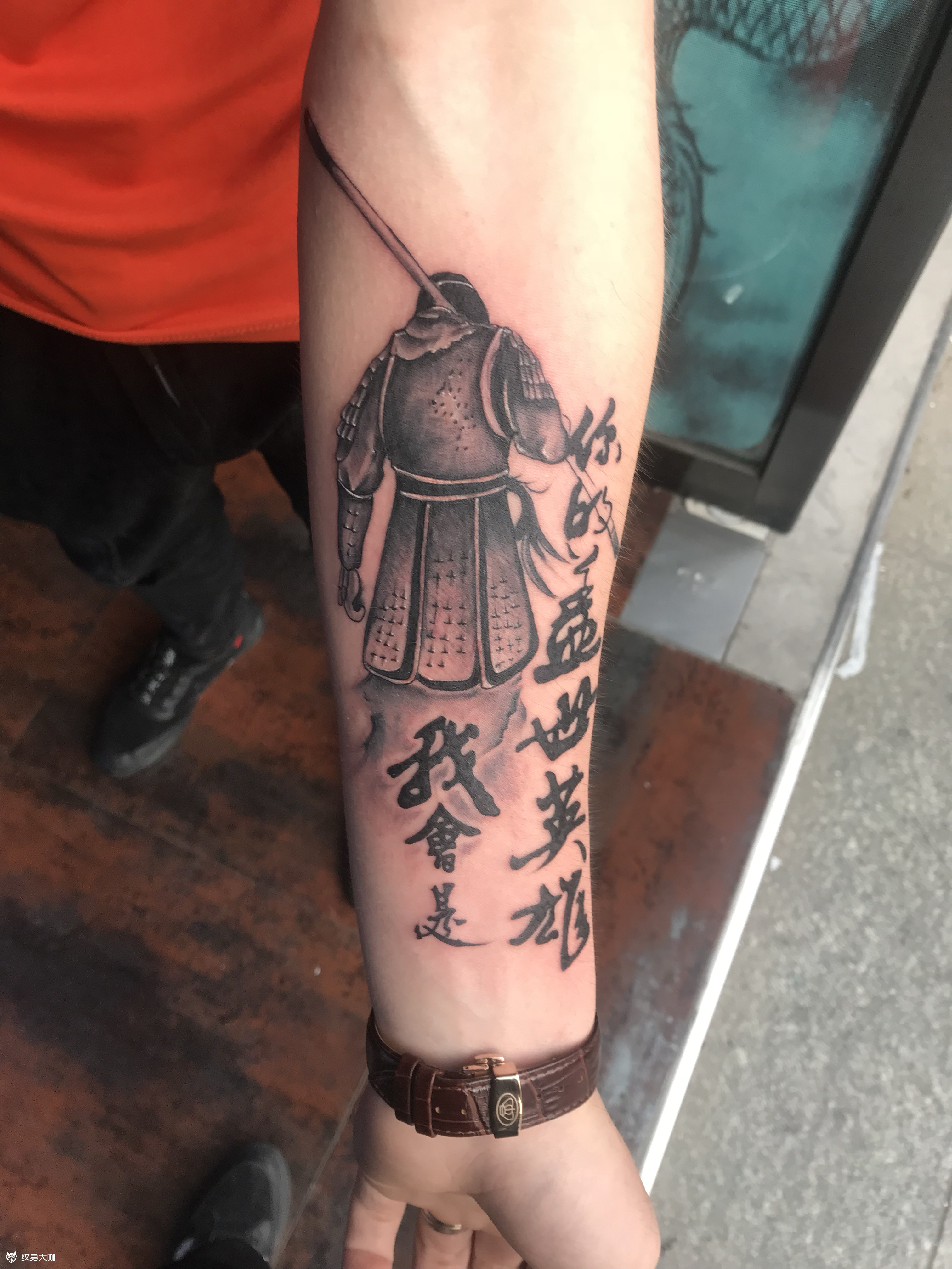 盖世英雄_纹身图案手稿图片_xin的纹身作品集
