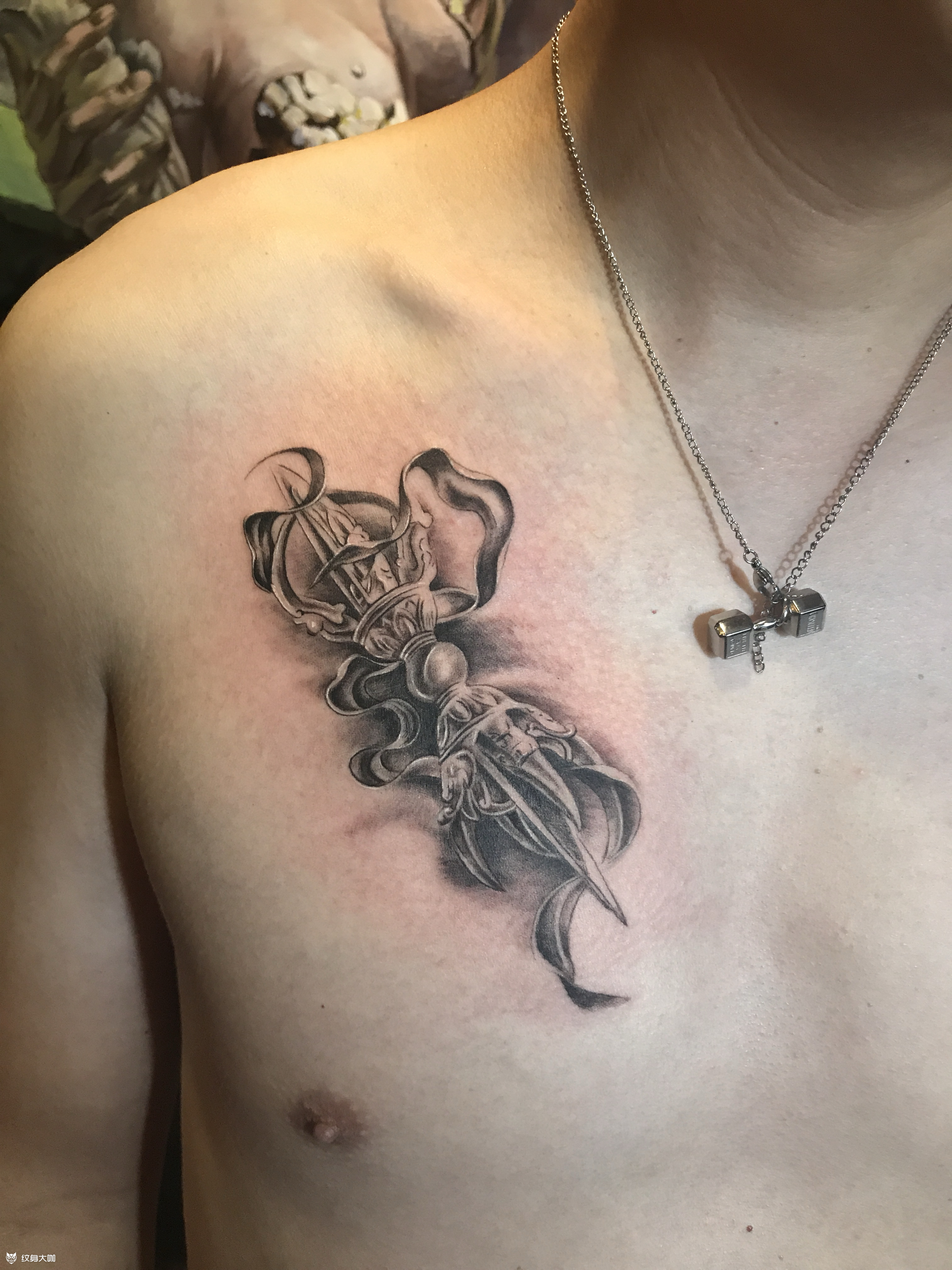 降魔杵_纹身图案手稿图片_54tattoo 的纹身作品集