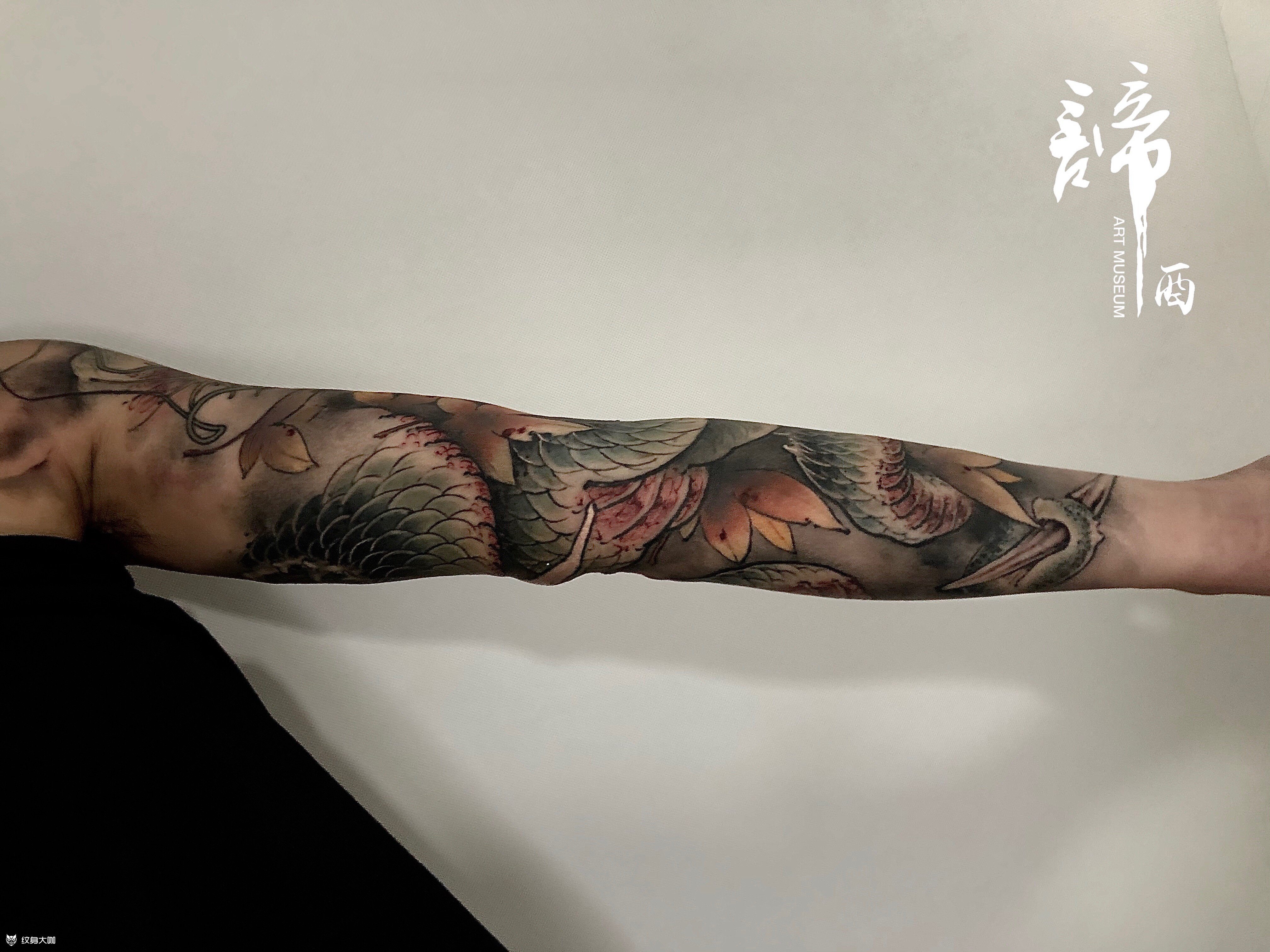 手臂麒麟纹身_上海纹身 上海纹身店 上海由龙纹身2号工作室