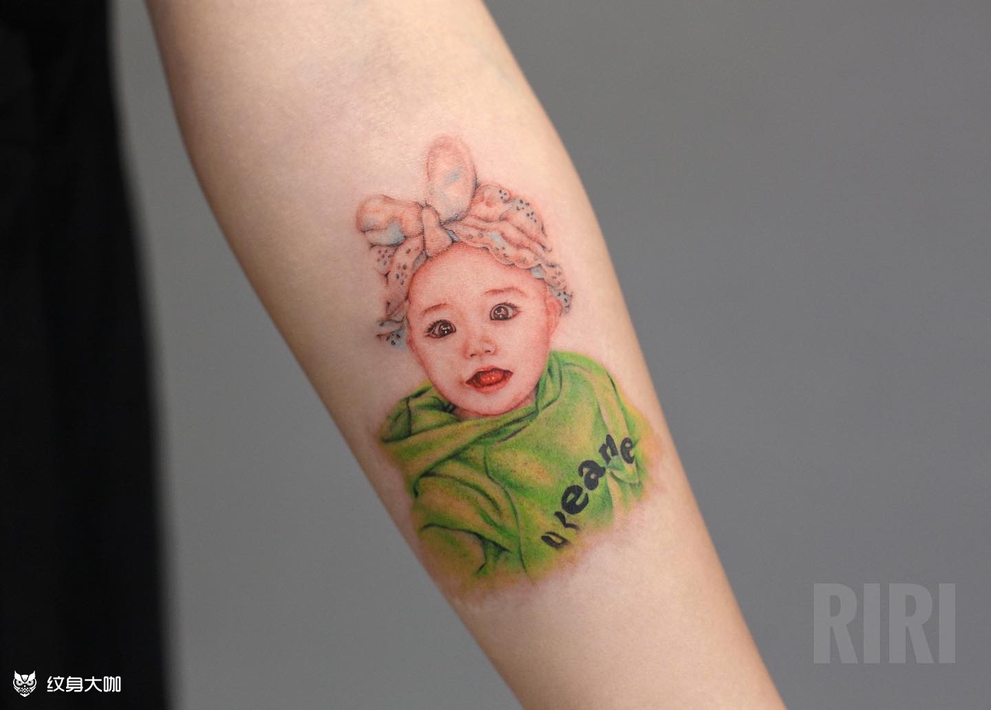 baby 肖像_纹身图案手稿图片_riri蕊蕊的纹身作品集