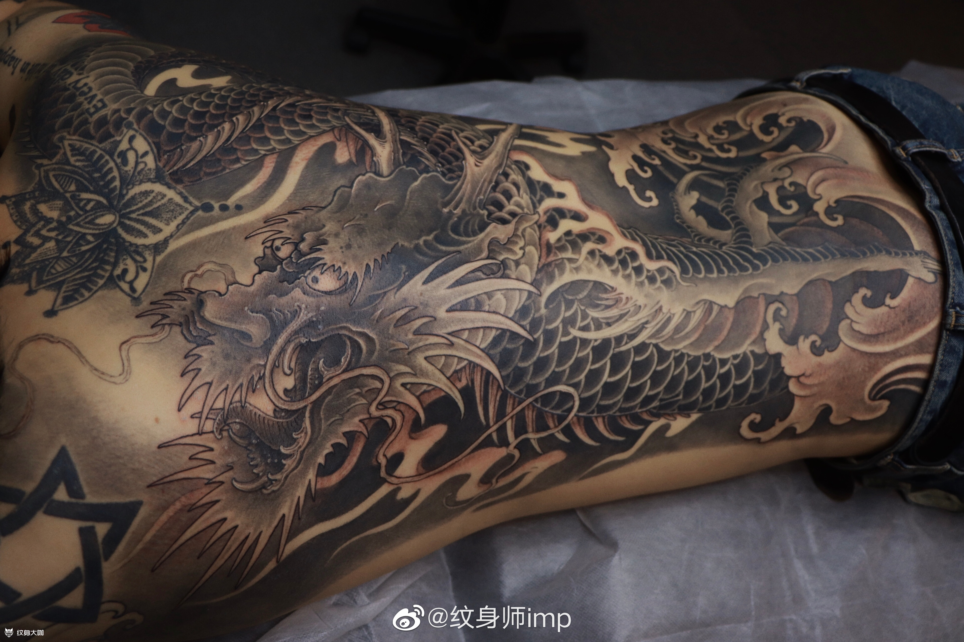 上海由龙纹身整理通体及满背纹身手稿分享_沪上由龙-站酷ZCOOL