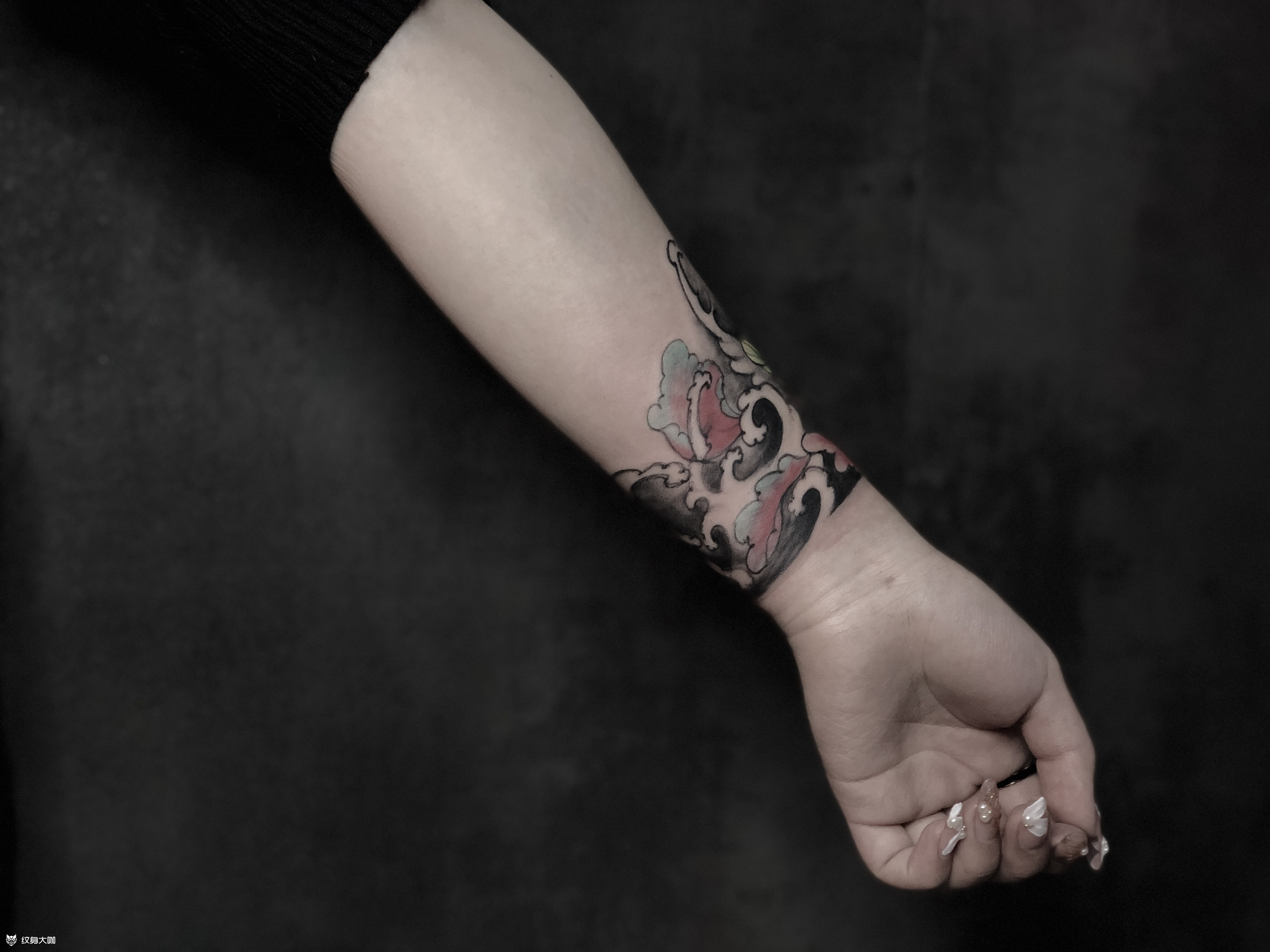 遮盖———臂环_纹身图案手稿图片_阿洋的纹身作品集
