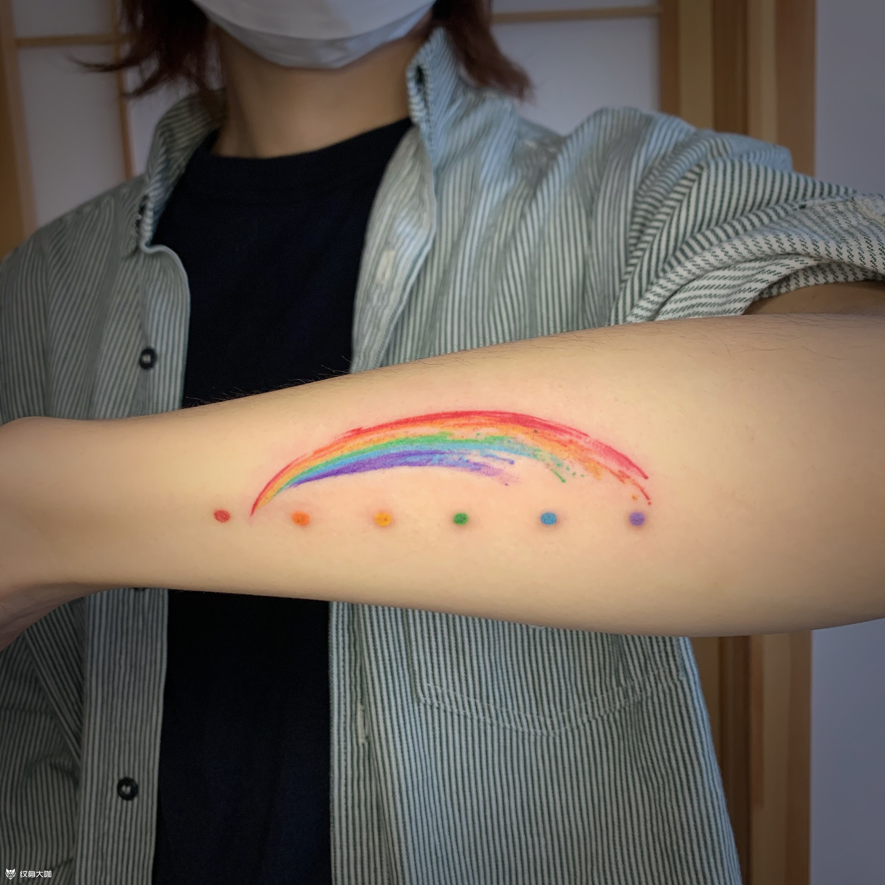 彩虹_纹身图案手稿图片_firsttattoo的纹身作品集