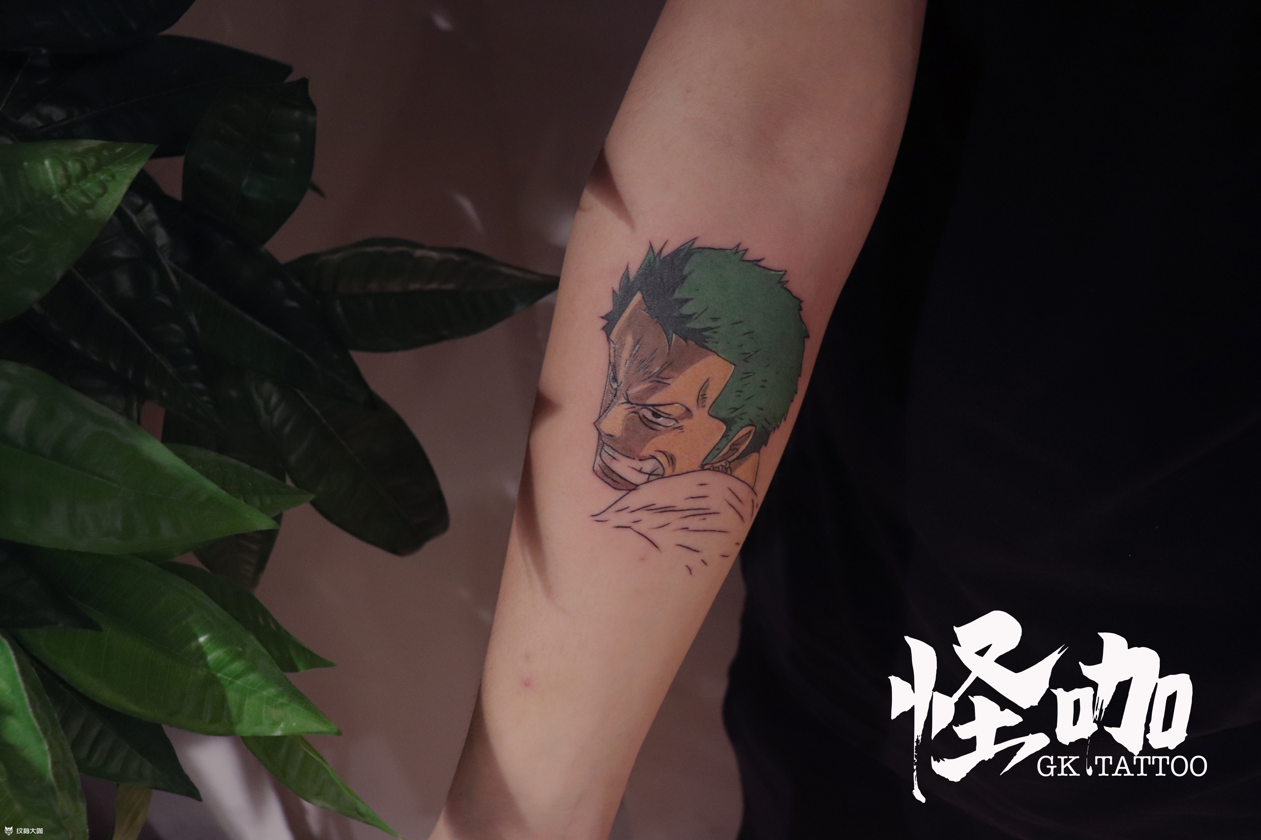 索隆_纹身图案手稿图片_天津怪咖的纹身作品集