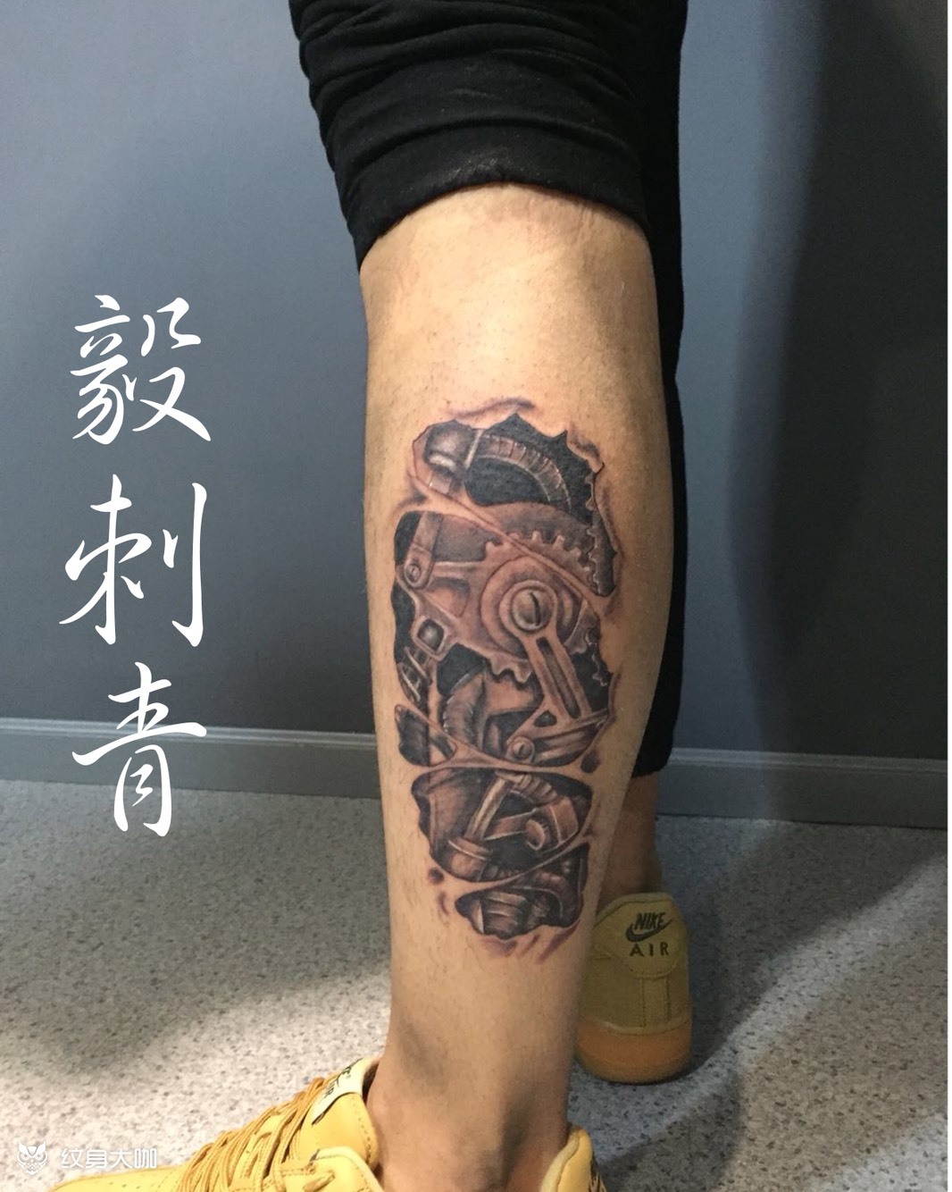 机械图_纹身图案手稿图片_怪兽的纹身作品集