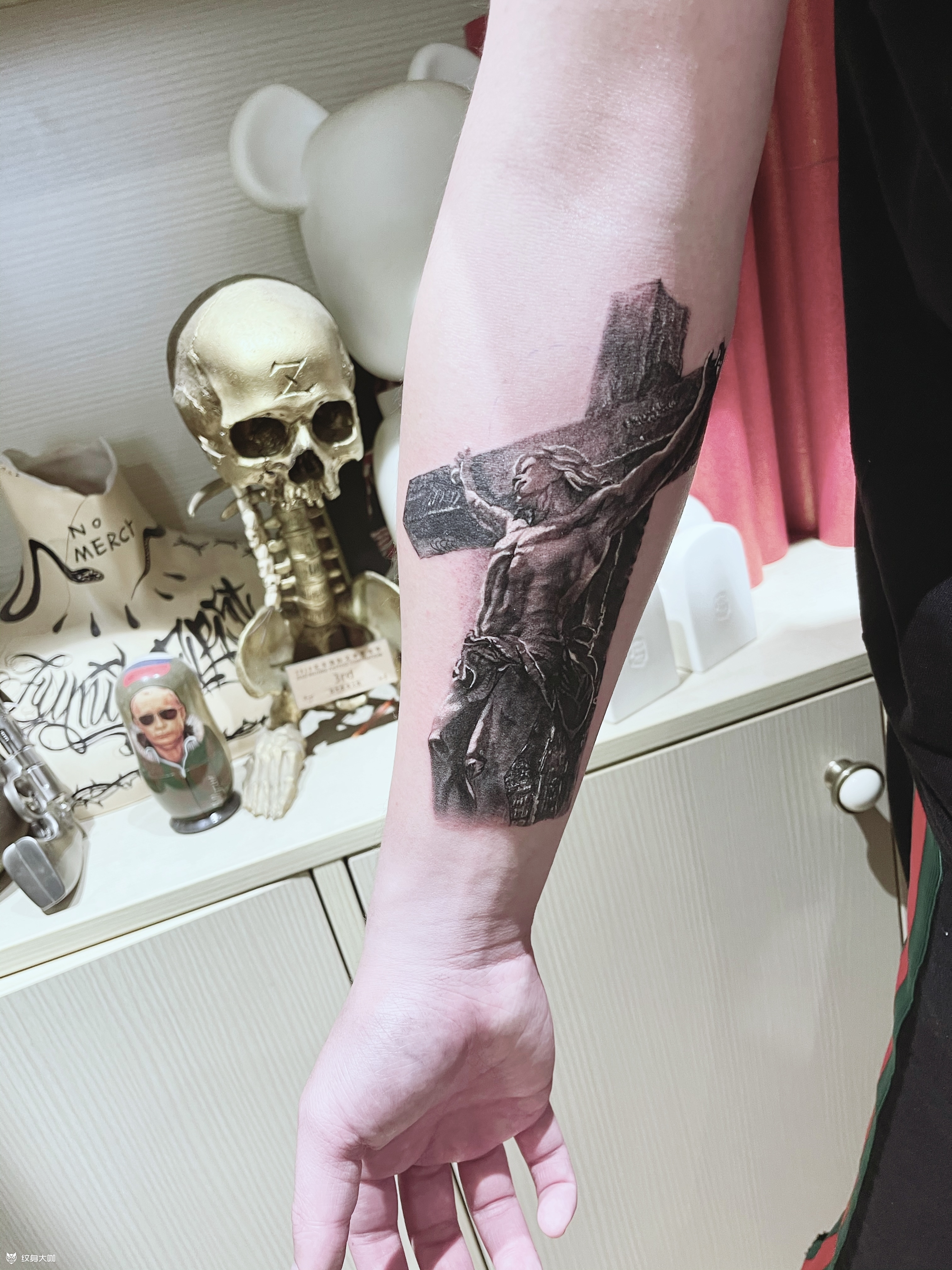 耶稣_纹身图案手稿图片_firsttattoo的纹身作品集