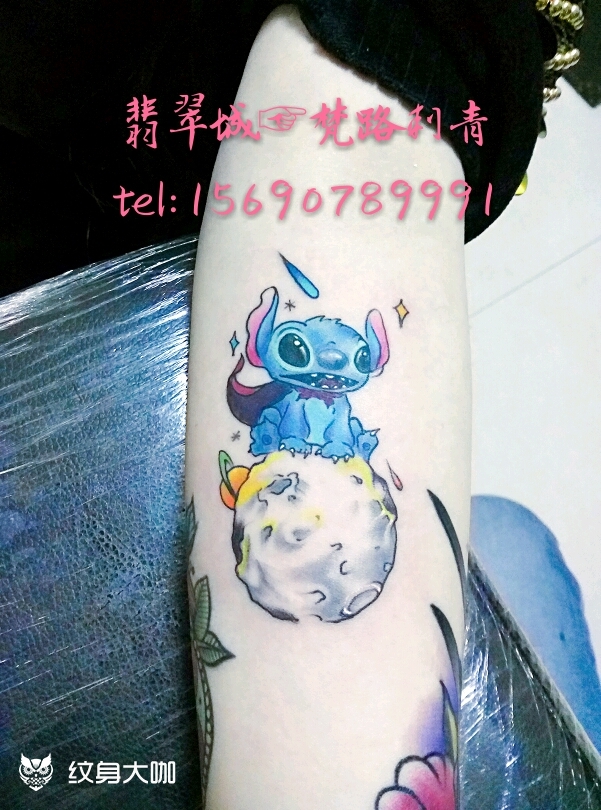 史迪奇_纹身图案手稿图片_北斋tattoo的纹身作品集