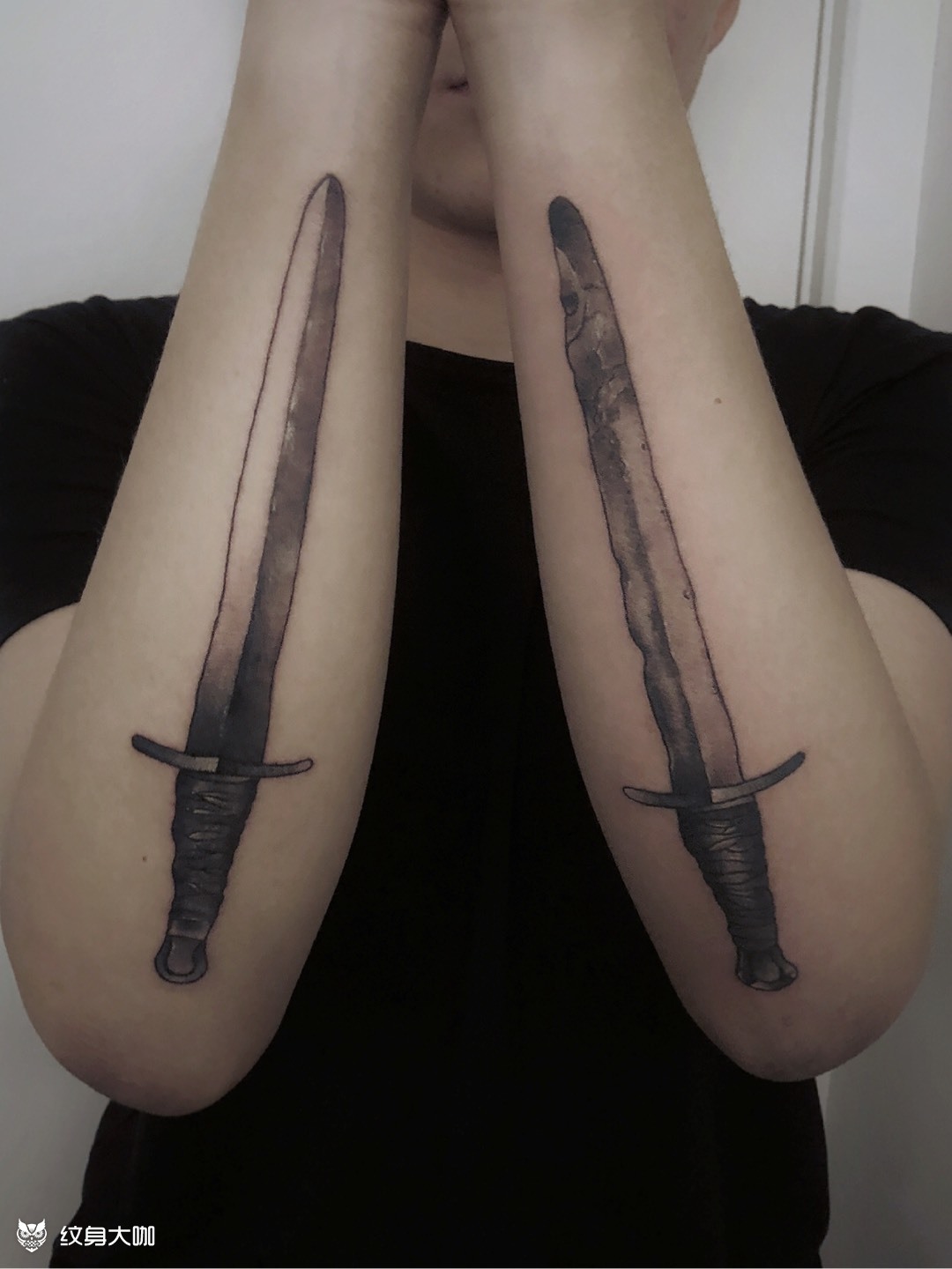 剑～_纹身图案手稿图片_欢的纹身作品集
