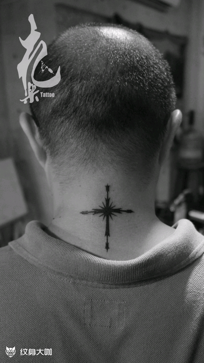 十字架_纹身图案手稿图片_札乐的纹身作品集