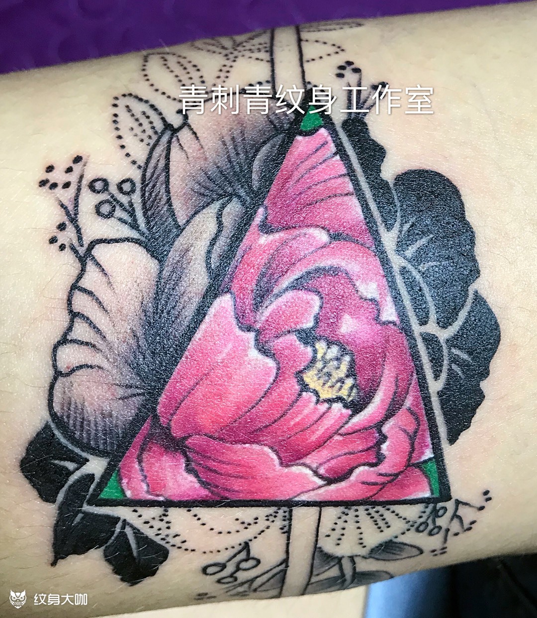 大腿花_纹身图案手稿图片_皮肤上的导航者的纹身作品集