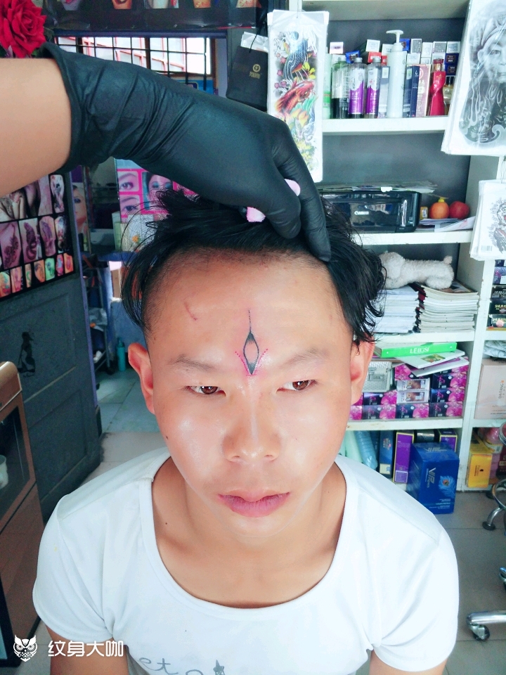 天眼_纹身图案手稿图片_鹏哥的纹身作品集