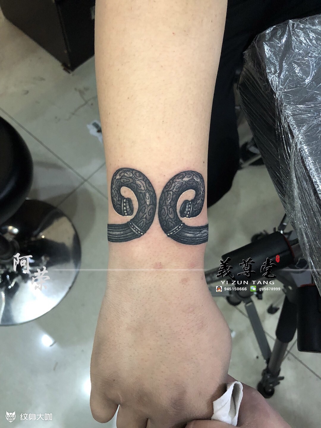 紧箍咒_纹身图案手稿图片_阿荣的纹身作品集