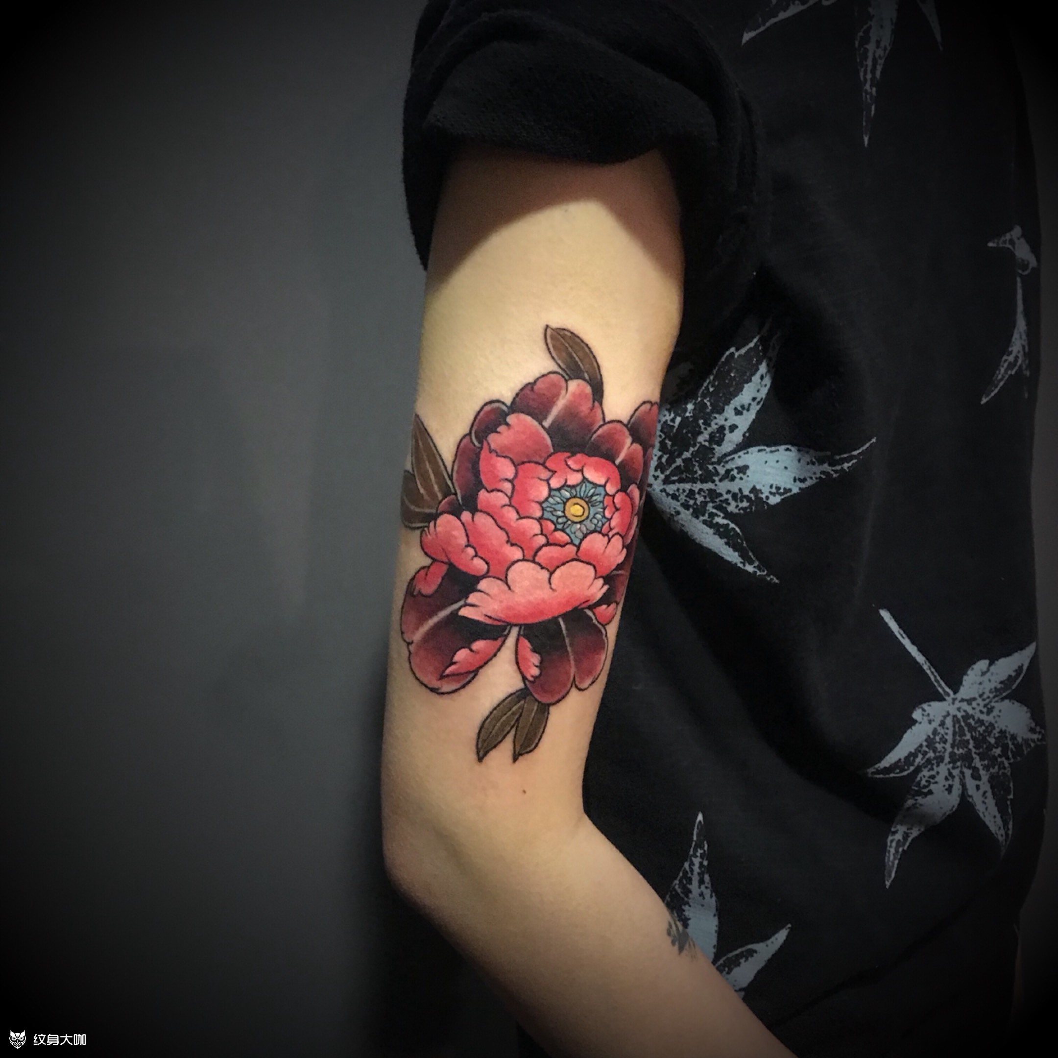 牡丹花_纹身图案手稿图片_changtattoo-舒的纹身作品集