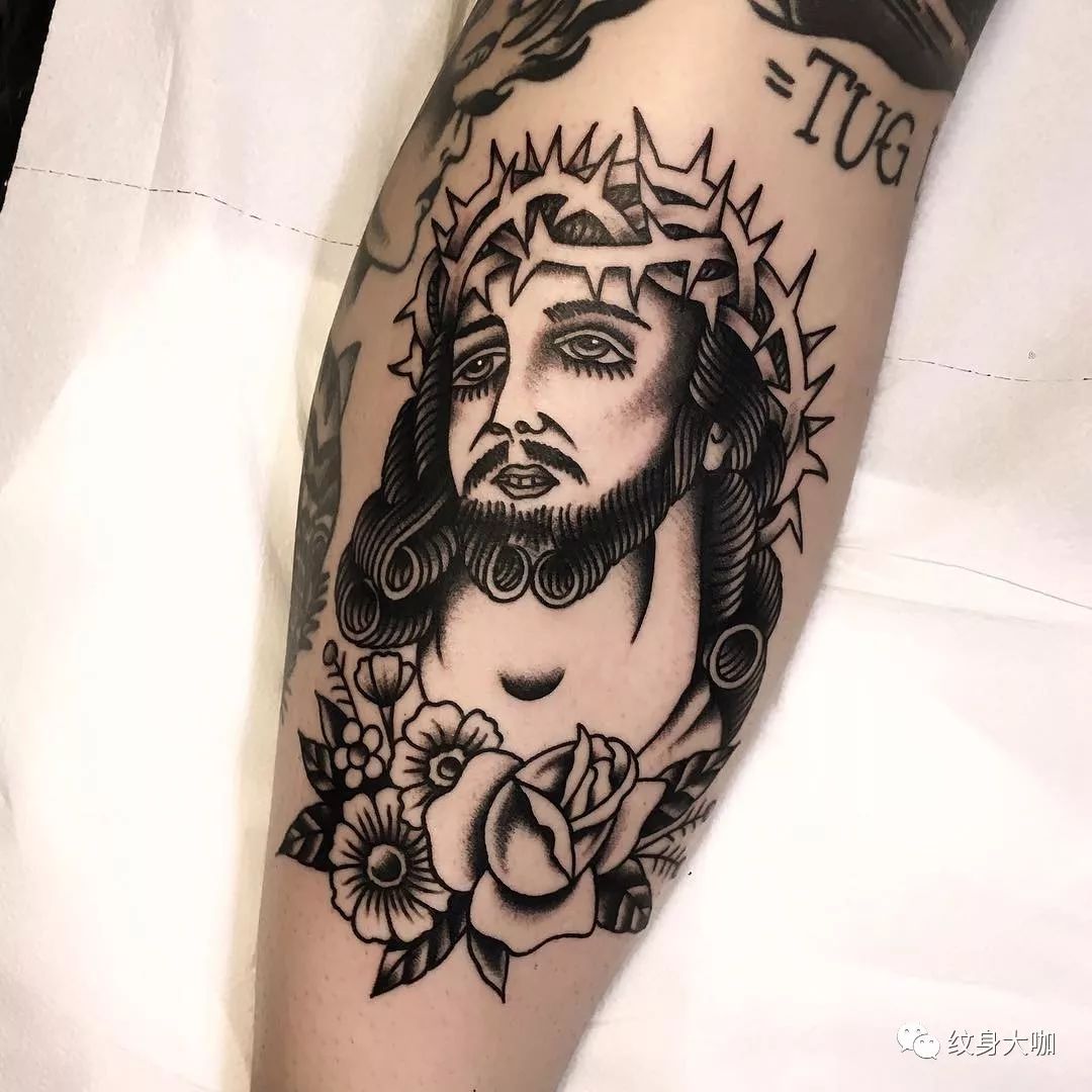 【纹身图案素材第499期】耶稣_纹身百科 - 纹身大咖