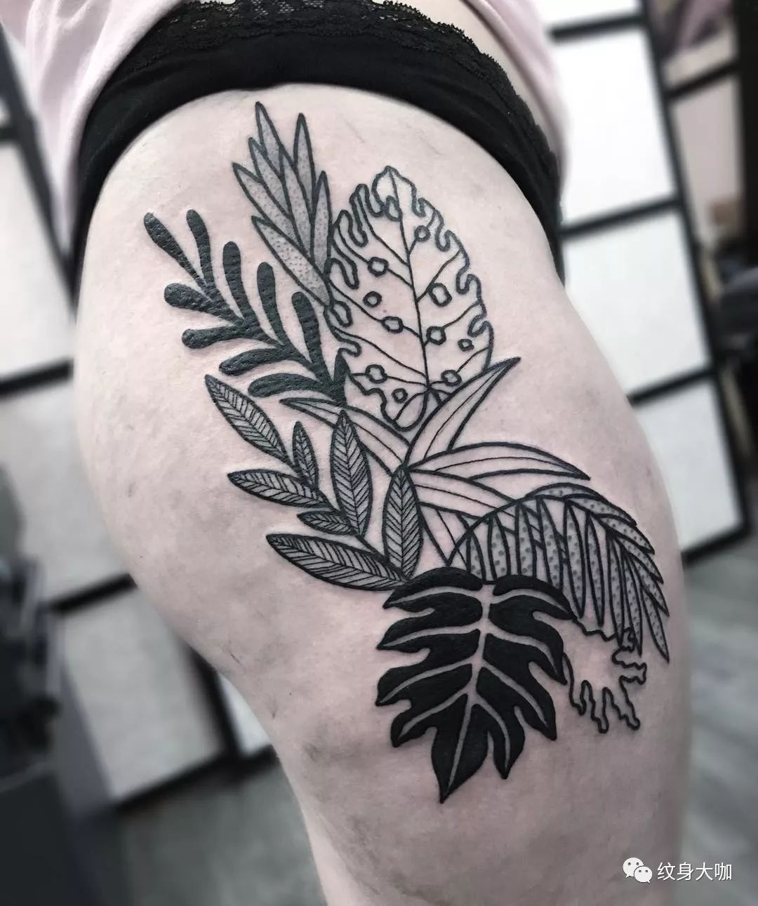 小臂内侧植物纹身_上海纹身 上海纹身店 上海由龙纹身2号工作室