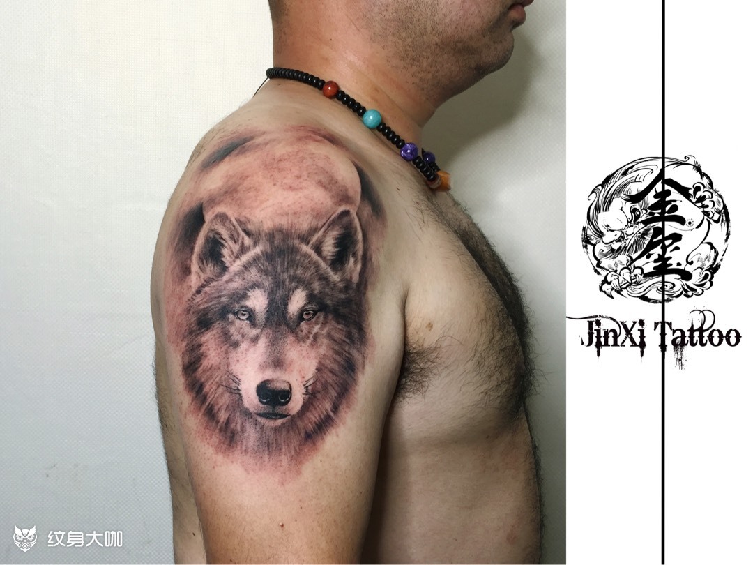 狼纹身含义寓意+33幅狼纹身手稿、效果图推荐 - 广州纹彩刺青