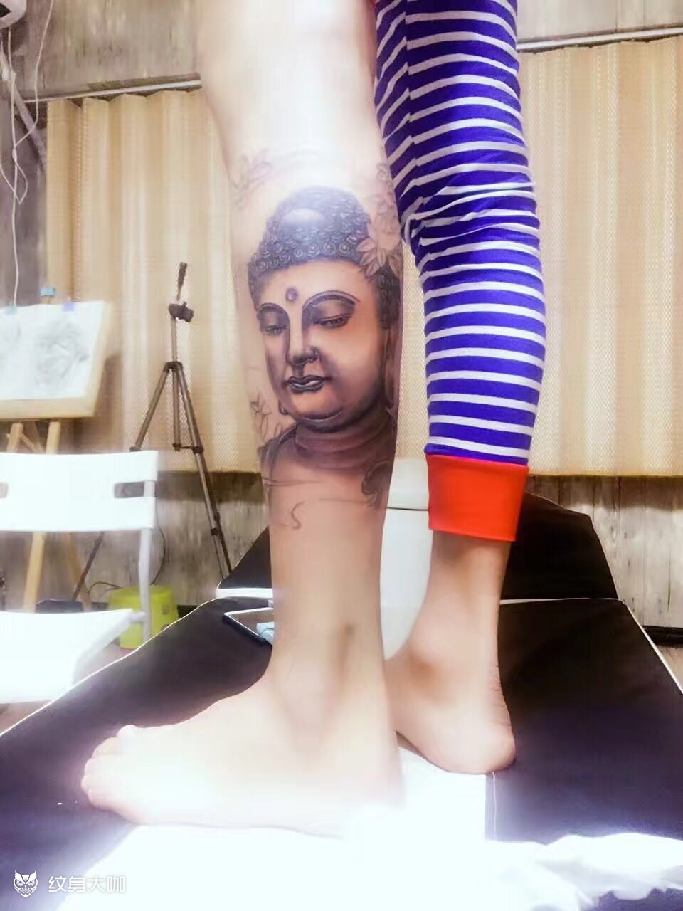 大日如来_纹身图案手稿图片_孙维重的纹身作品集