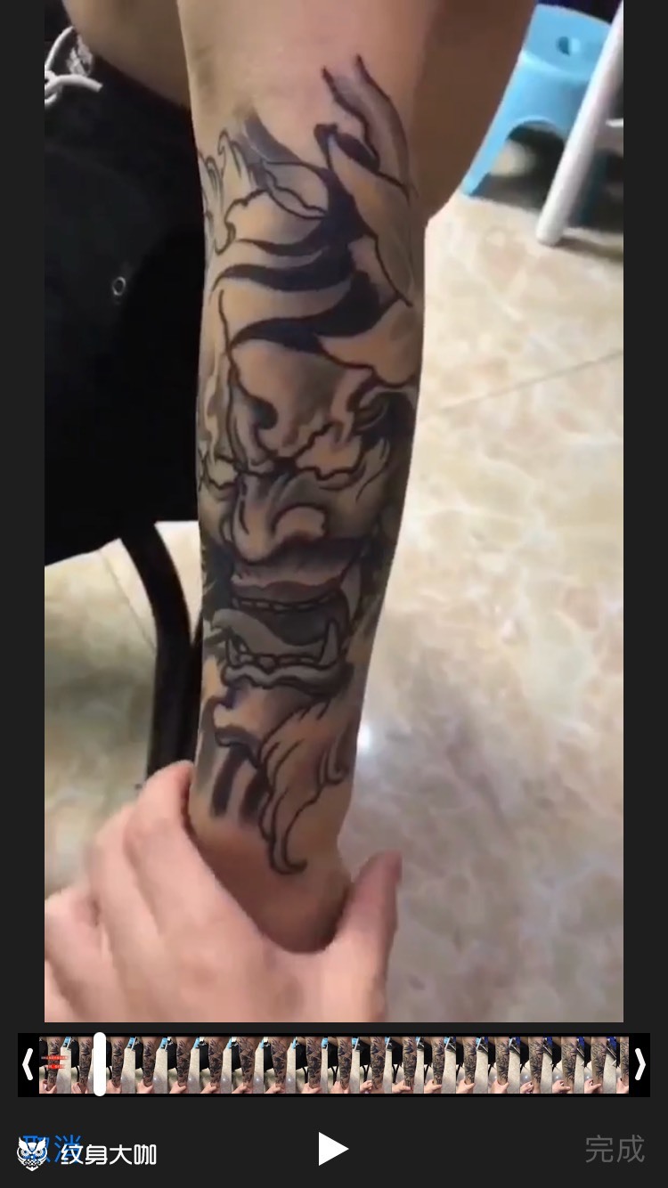小臂般若单图_纹身图案手稿图片_天明tattoo的纹身作品集
