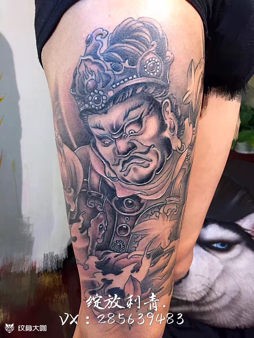 多宝天王 魔礼寿_纹身图案手稿图片_绽 放刺 青的纹身作品集