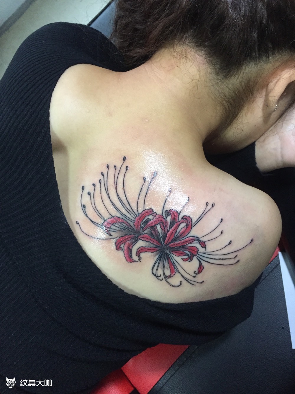 彼岸花_纹身图案手稿图片_一介纹氓-天之印记的纹身作品集