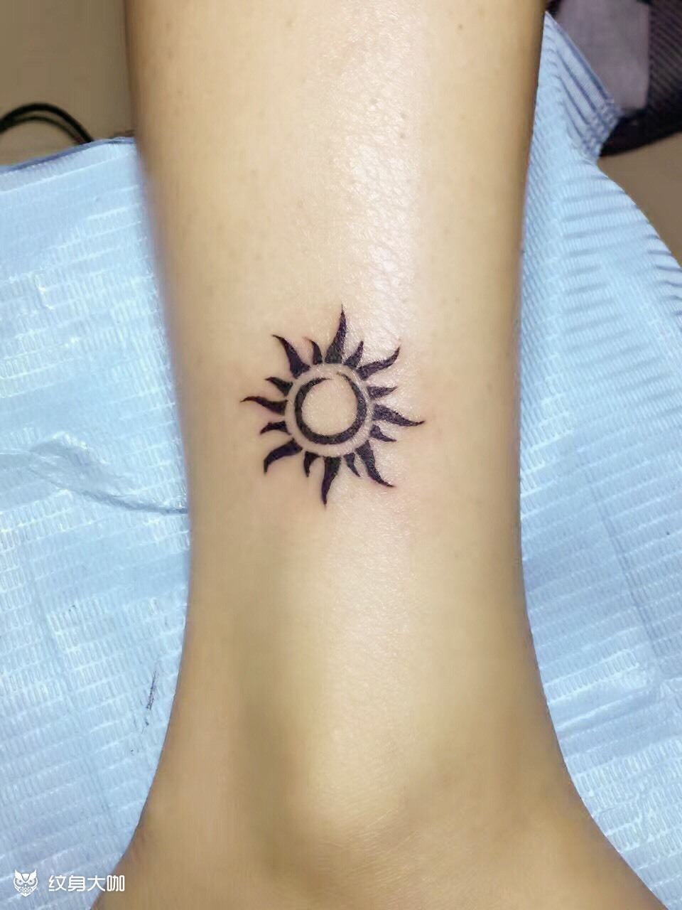 小太阳_纹身图案手稿图片_于力洋的纹身作品集