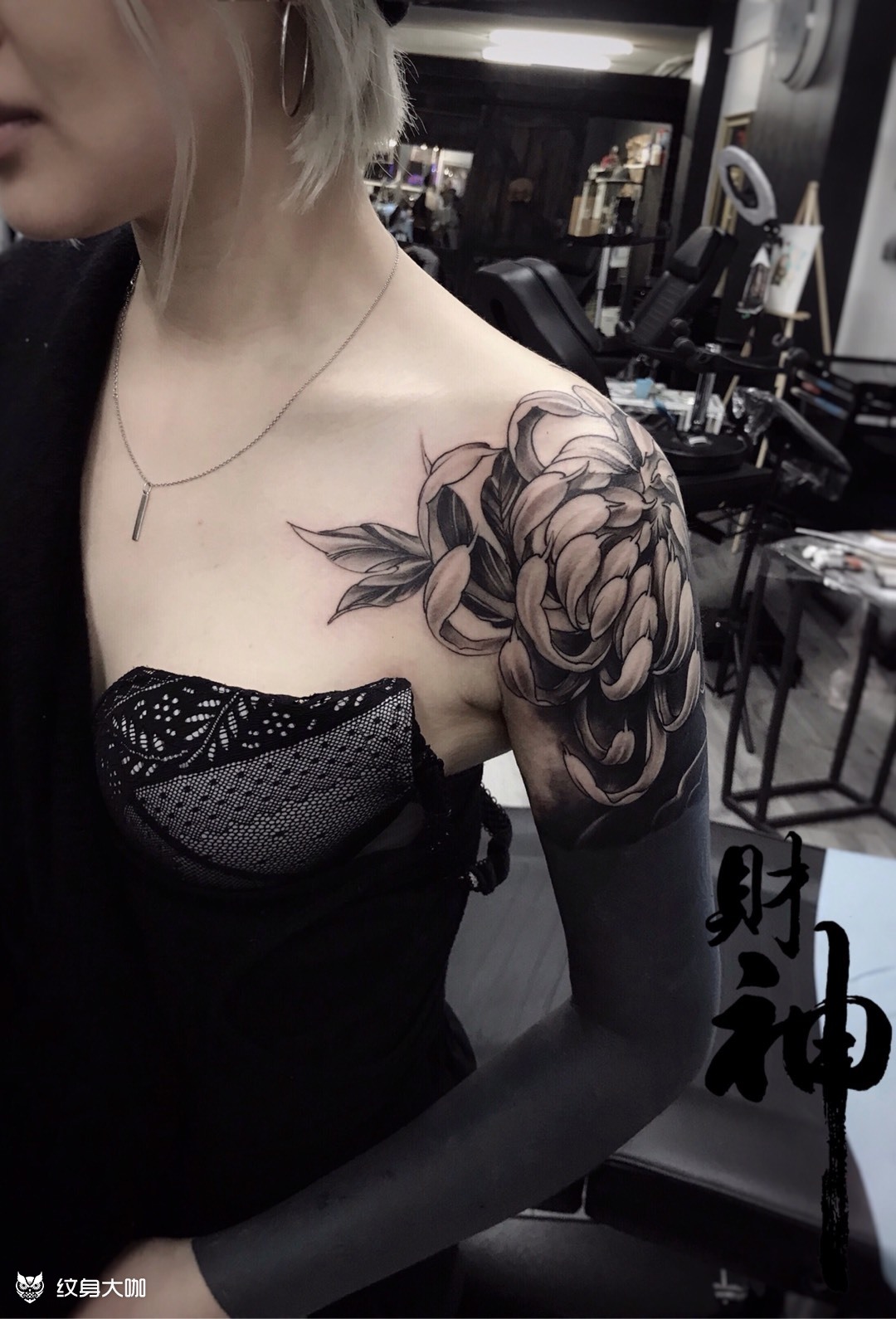 小黑臂黑的帅_纹身图案手稿图片_海洋的纹身作品集