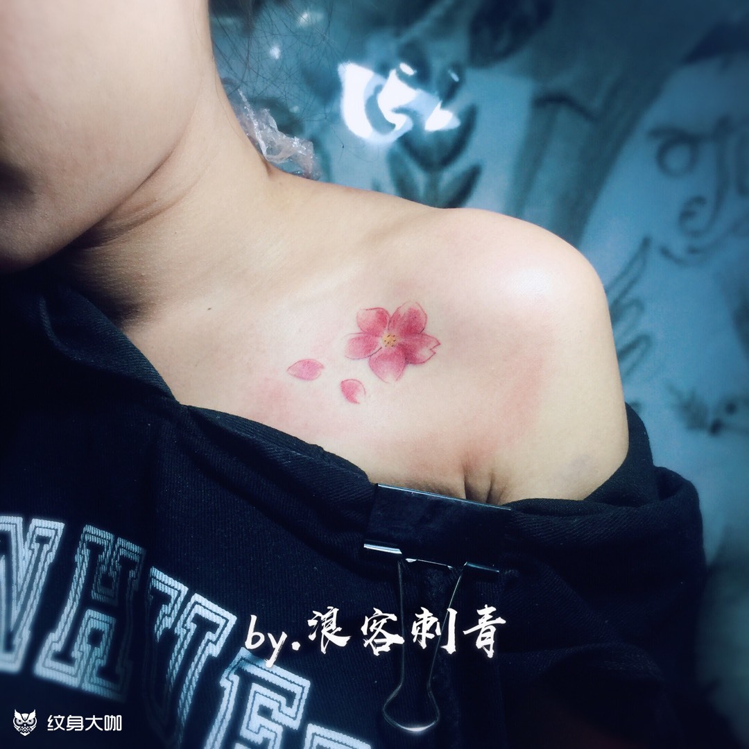 梅花_纹身图案手稿图片_无了了三爷的纹身作品集