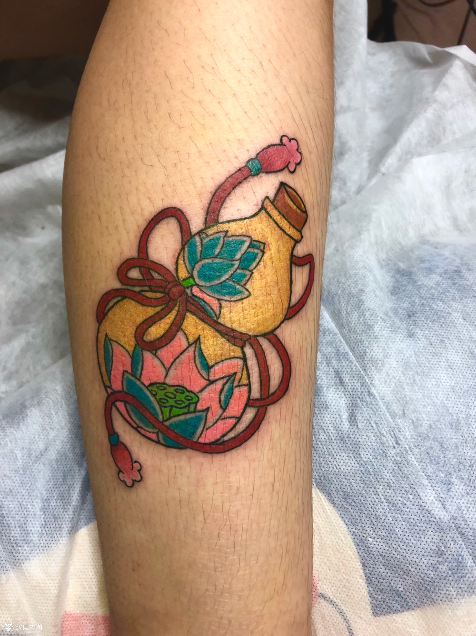 葫芦_纹身图案手稿图片_奇昊的纹身作品集