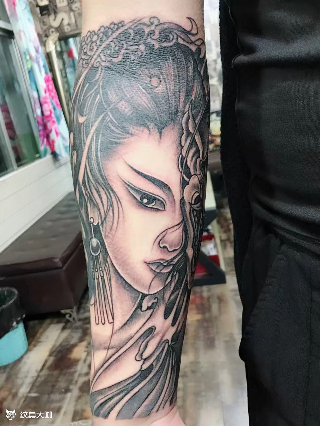 纹身图案手稿图片_王世东的纹身作品集