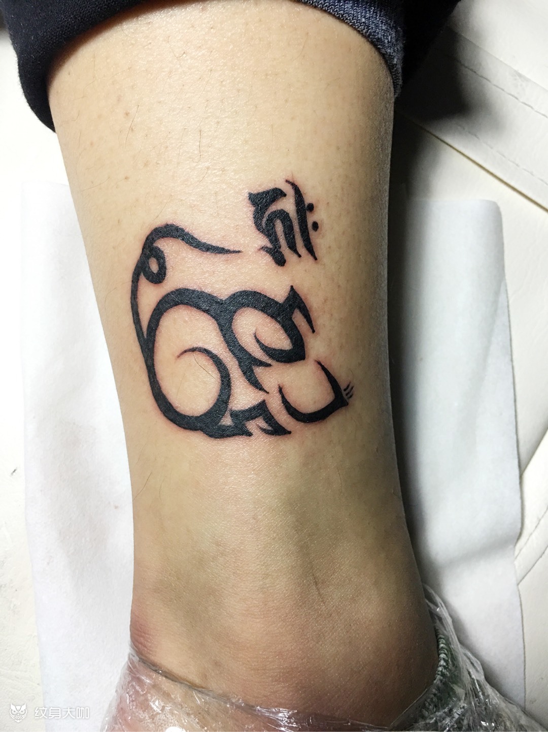 生肖_纹身图案手稿图片_张曦的纹身作品集