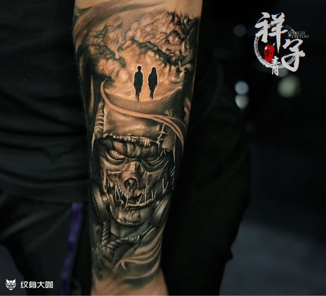 生化系列_纹身图案手稿图片_祥子的纹身作品集