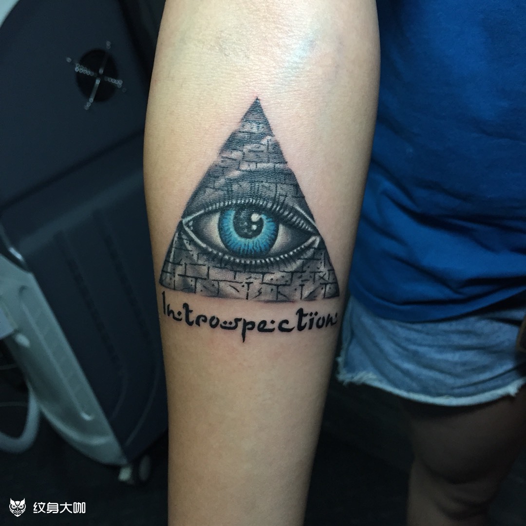 上帝之眼_纹身图案手稿图片_刺酷_洋的纹身作品集