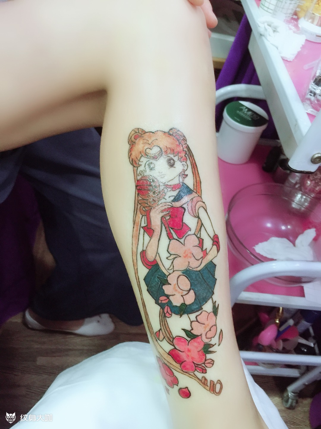 水冰月_纹身图案手稿图片_溢&美的纹身作品集