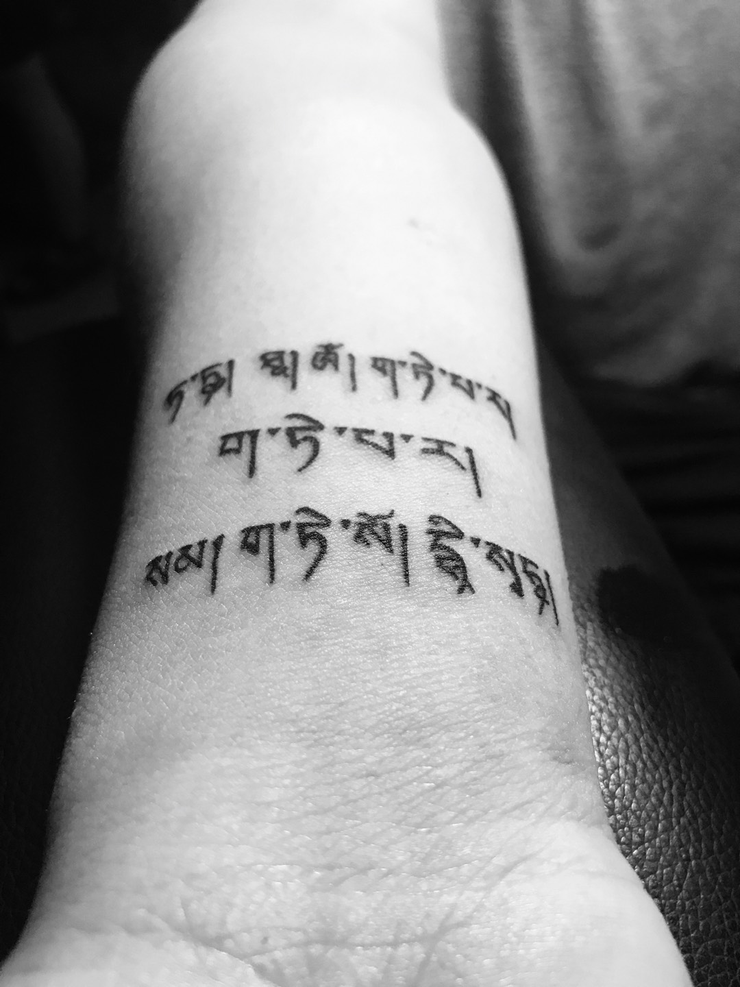 藏文守护经文_纹身图案手稿图片_超的纹身作品集