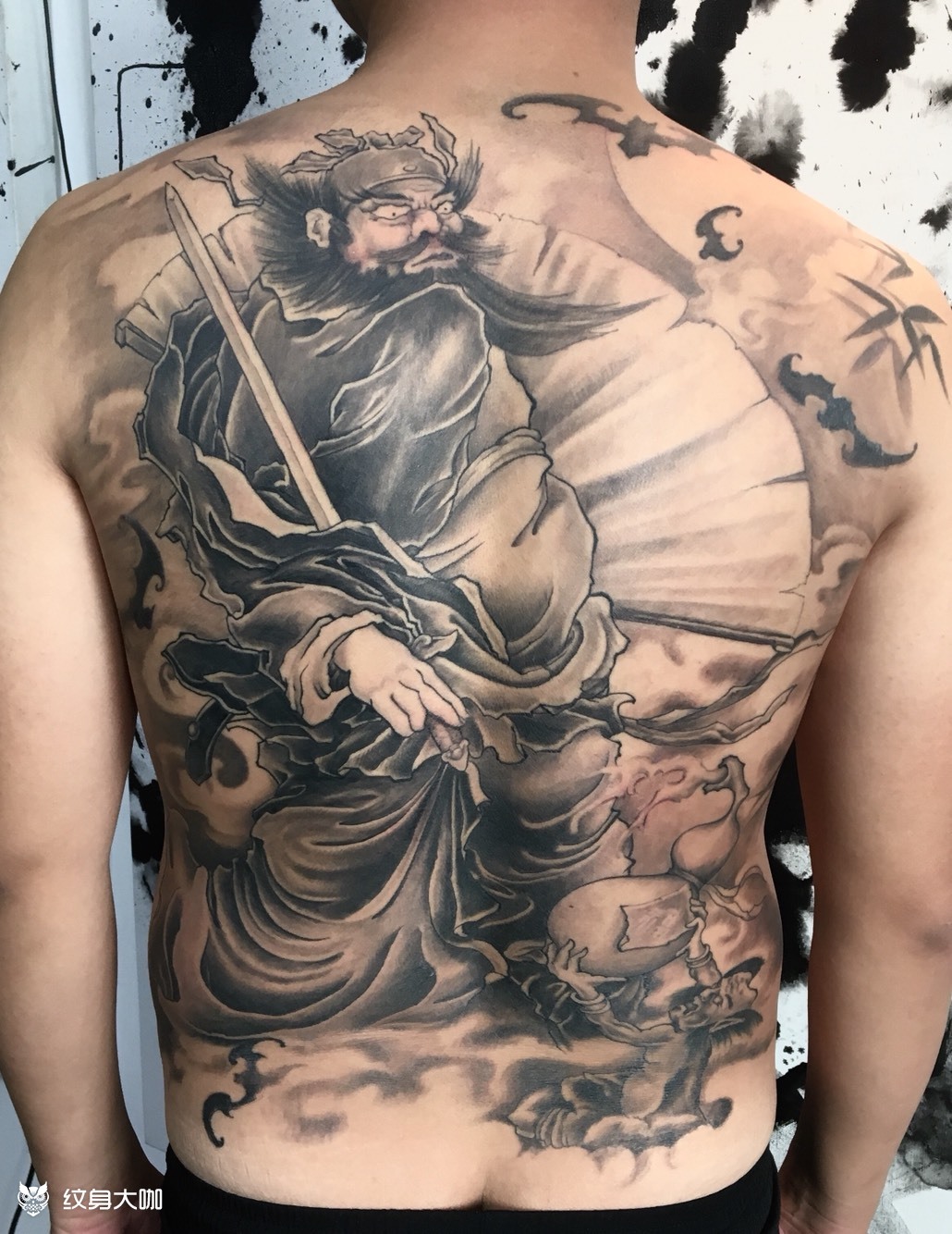 钟馗_纹身图案手稿图片_子畏的纹身作品集