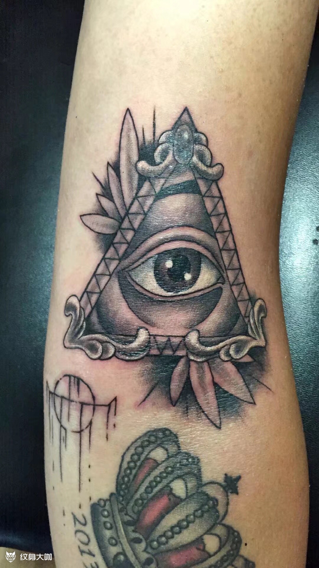 全视之眼_纹身图案手稿图片_墨痕的纹身作品集