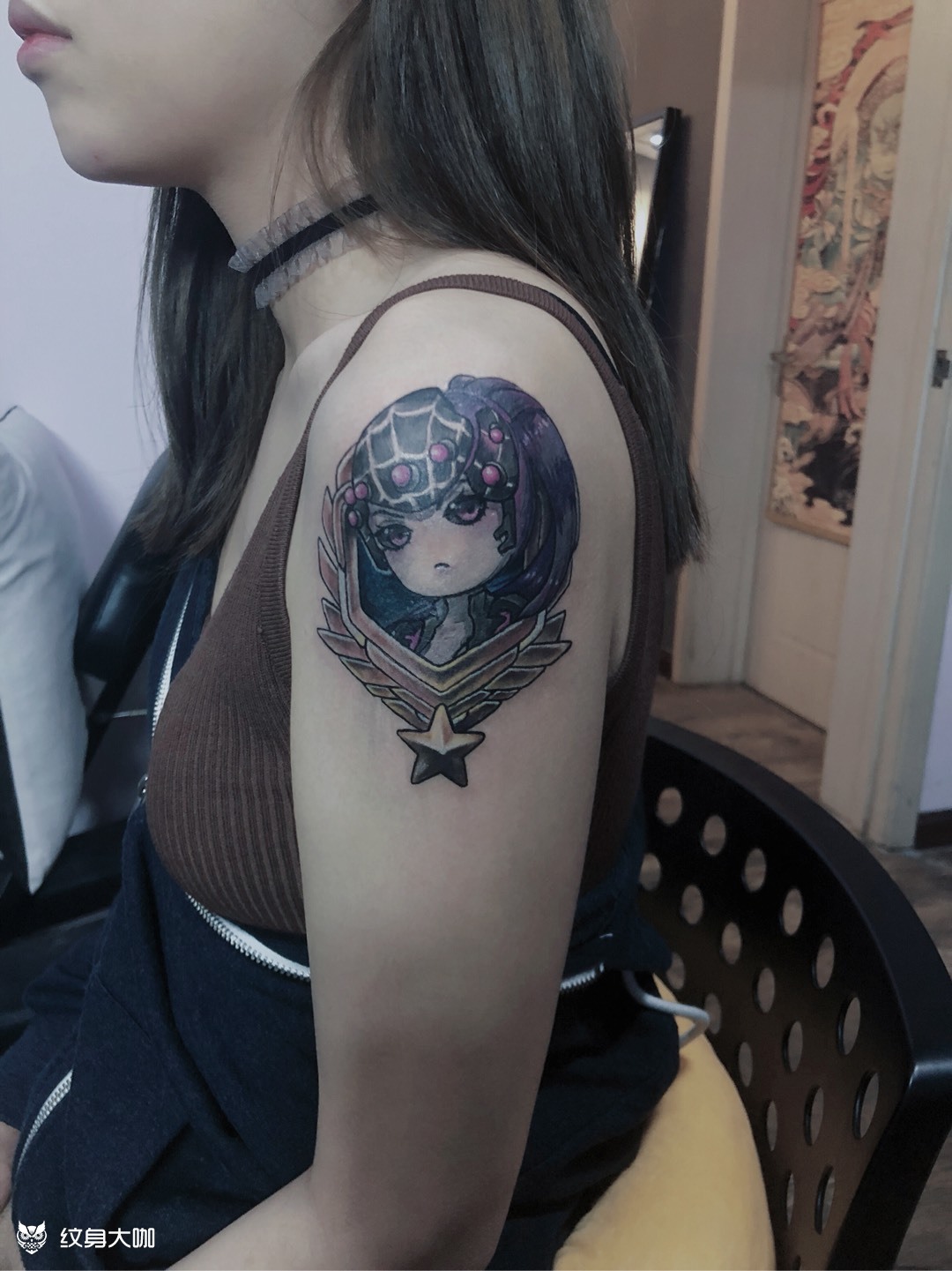 黑百合_纹身图案手稿图片_白强的纹身作品集