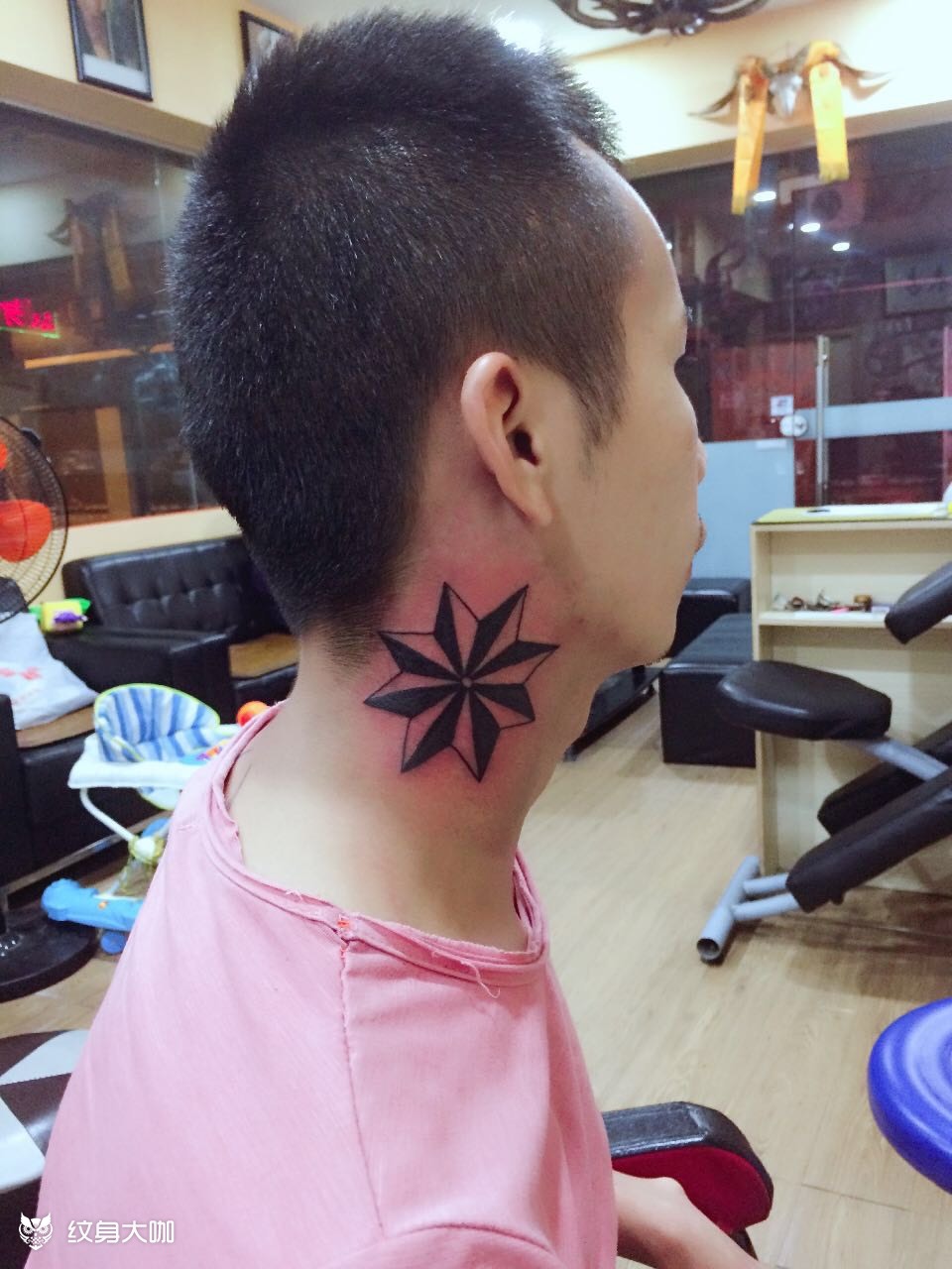 八角星_纹身图案手稿图片_帅哥的纹身作品集