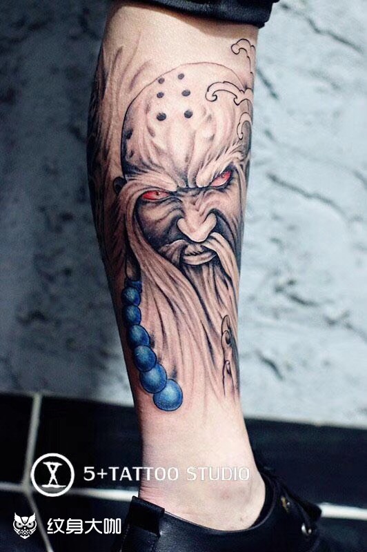 法海_纹身图案手稿图片_小斌的纹身作品集