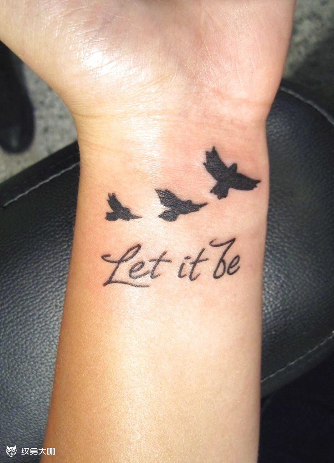 自由_纹身图案手稿图片_倩倩的纹身作品集