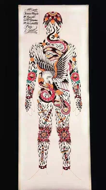 大爱91_纹身图案手稿图片_桃子的纹身作品集