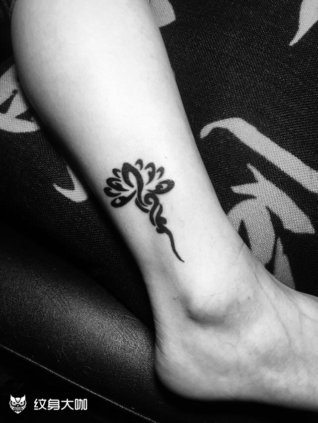 脚踝小图腾_纹身图案手稿图片_鬼 玲刺青 王爷的纹身作品集