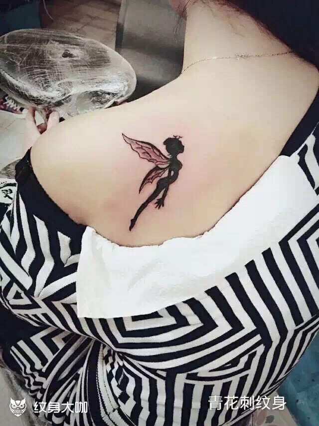 花仙子_纹身图案手稿图片_青花刺的纹身作品集