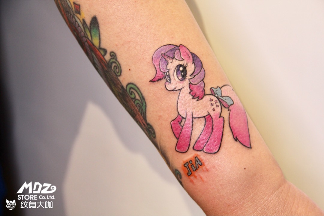 小马宝莉_纹身图案手稿图片_王粉红yvonne的纹身作品集