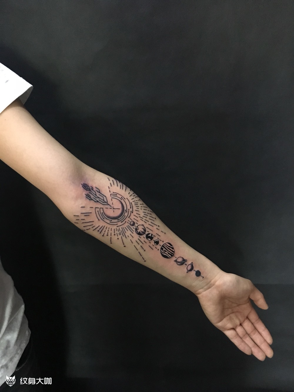 算是小清新吧_纹身图案手稿图片_拾落纹铭-肆意的纹身作品集