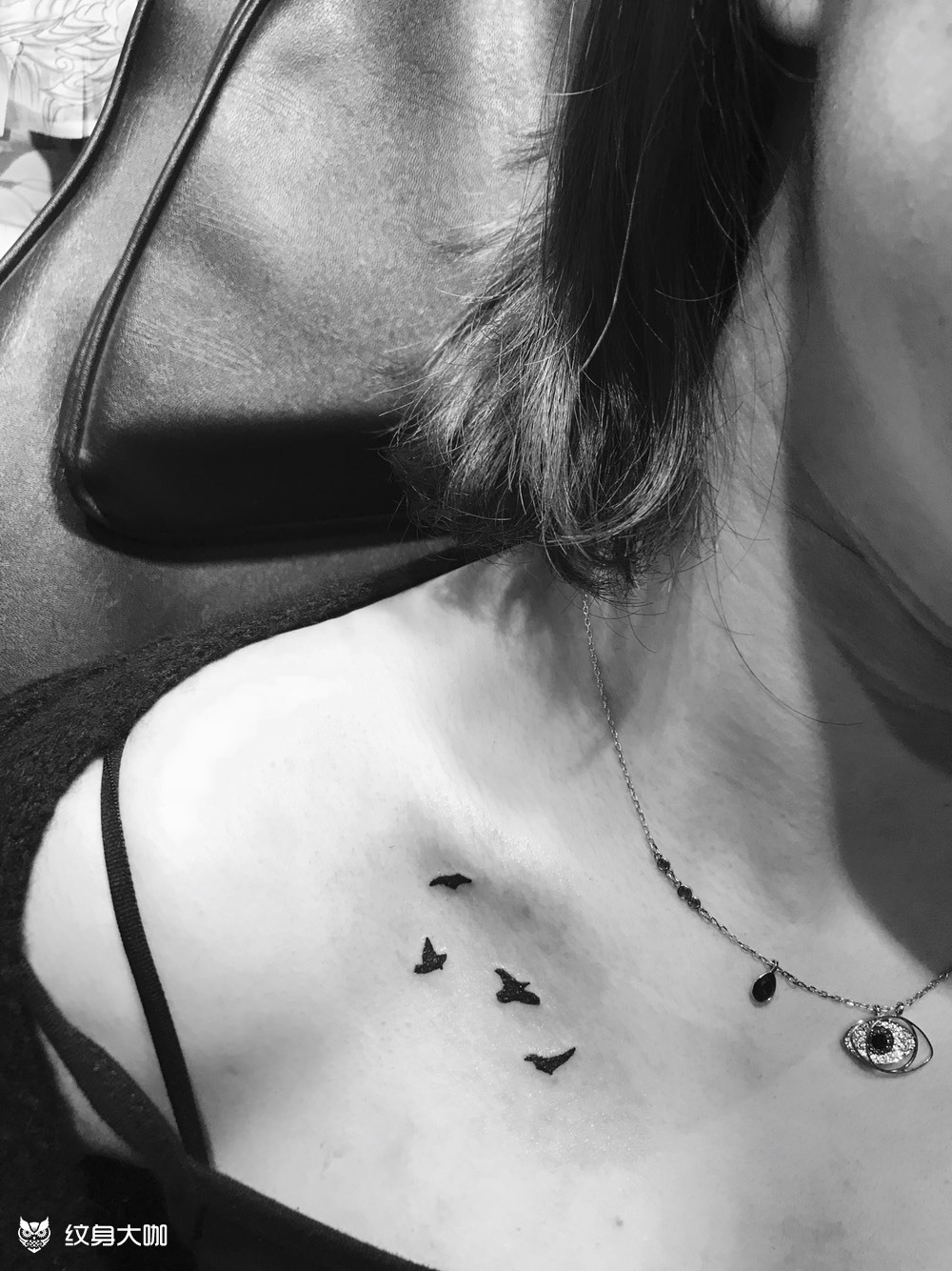 小海鸥_纹身图案手稿图片_黄磊的纹身作品集