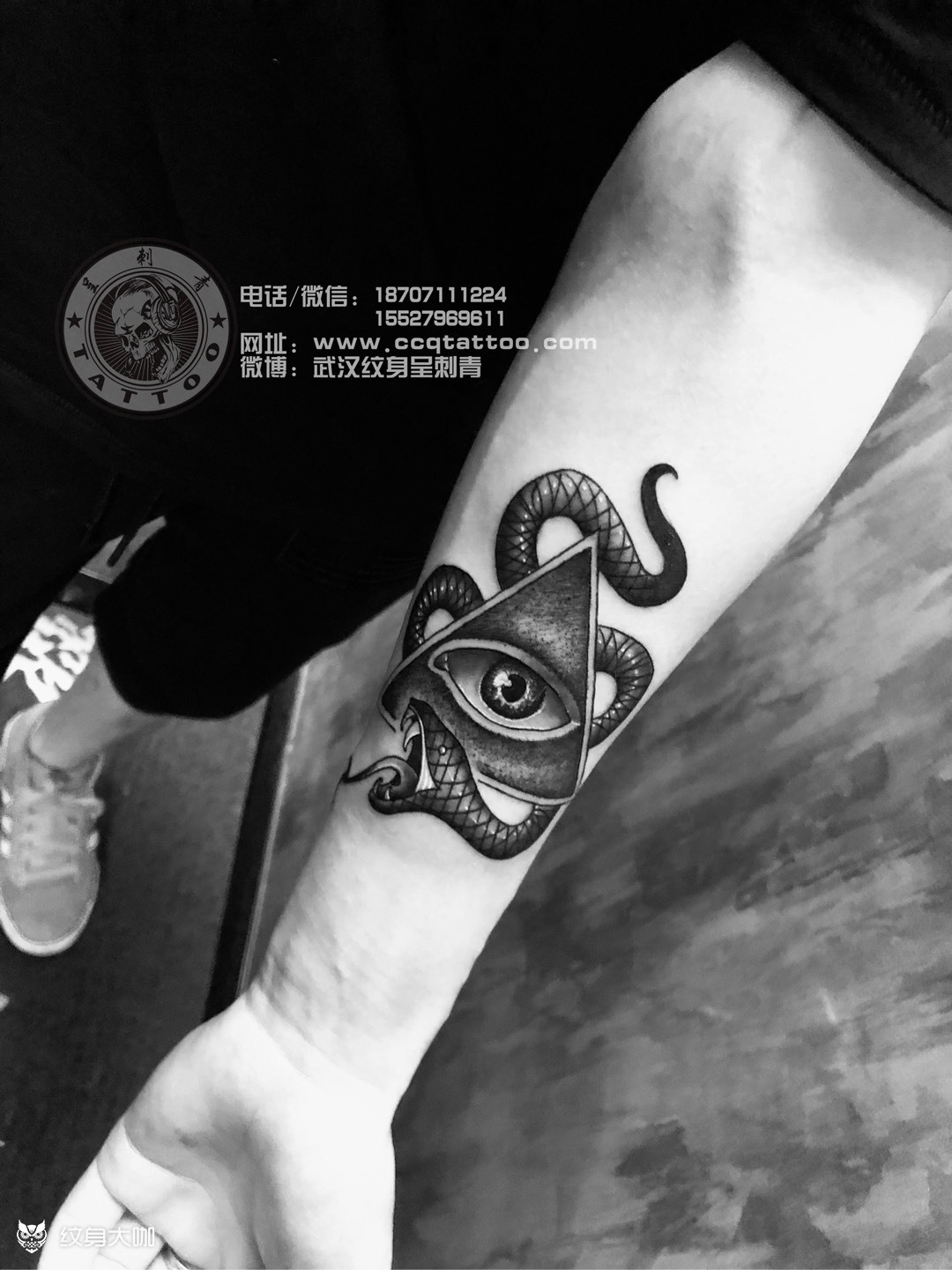 上帝之眼_纹身图案手稿图片_阿程的纹身作品集