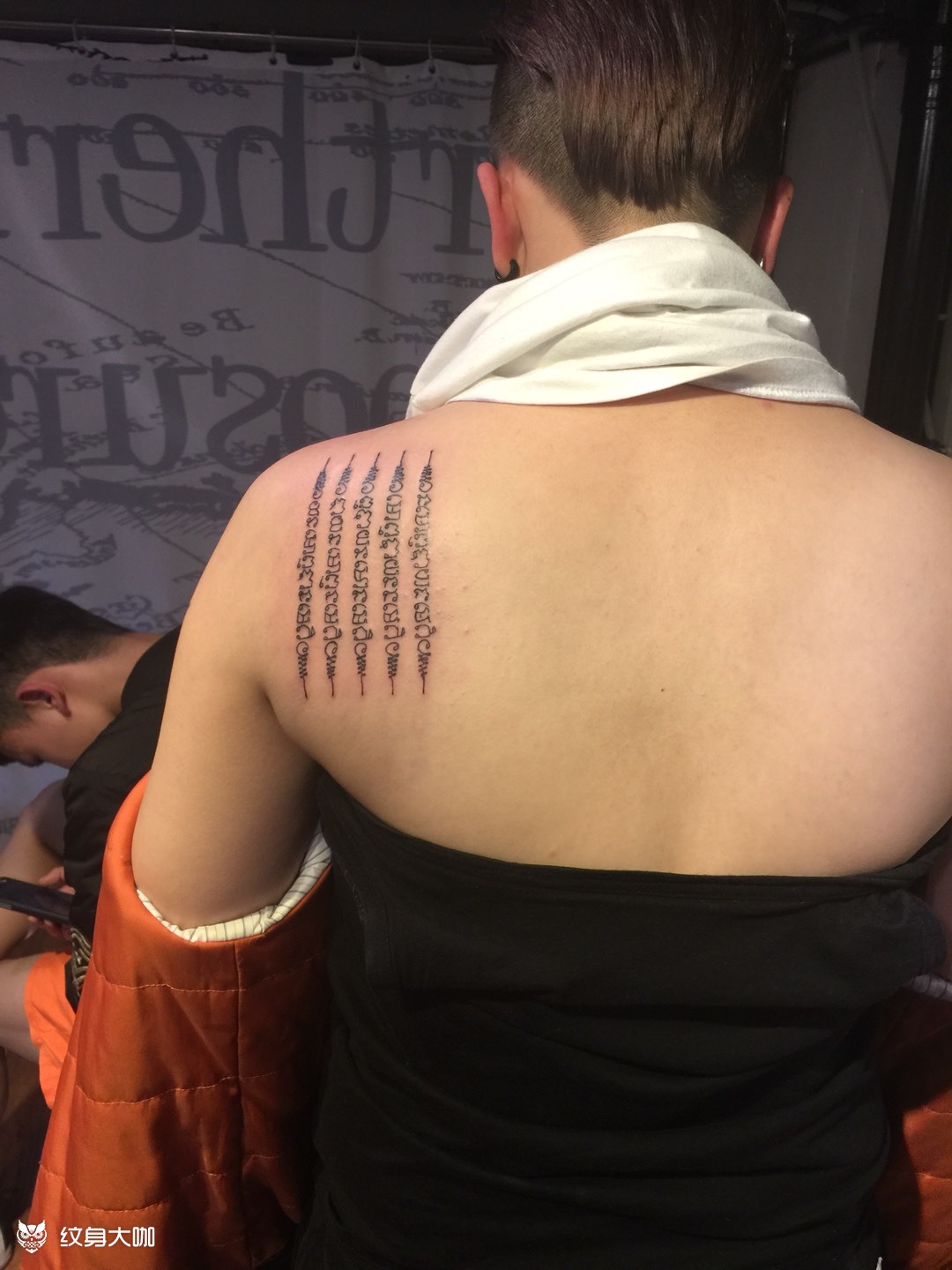 经文_纹身图案手稿图片_连师傅的纹身作品集