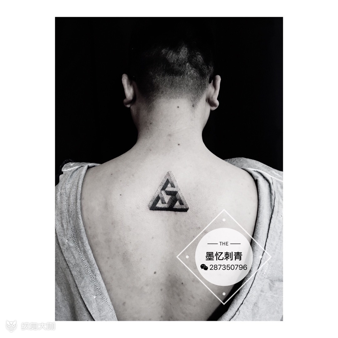 点刺立体三角形_纹身图案手稿图片_墨忆的纹身作品集